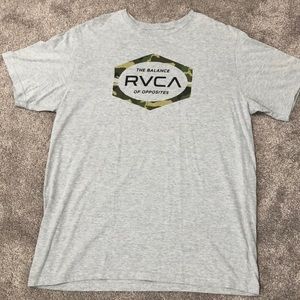 Men’s light grey RVCA T Shirt
